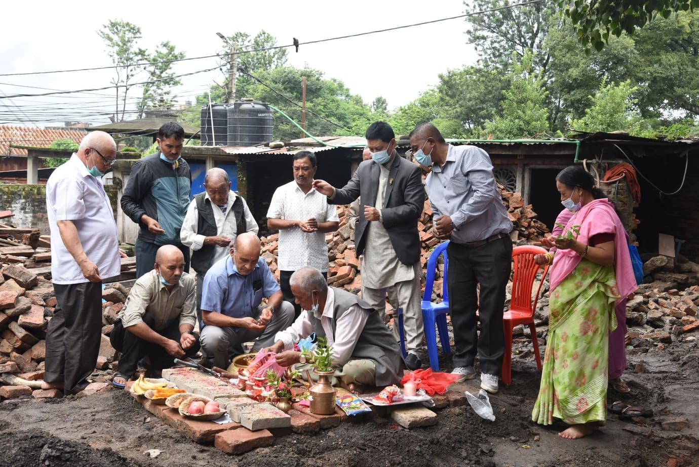 पचली भैरव क्षेत्रका २ वटा पाटी पुननिर्माण सुरु