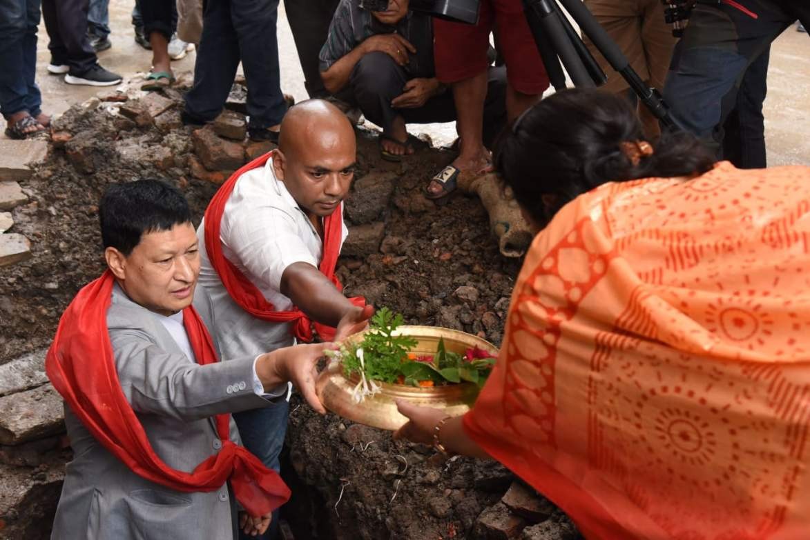 वन्दे फल्चा शिलान्यास : २ महिनामा निर्माण सम्पन्न गर्ने लक्ष्य