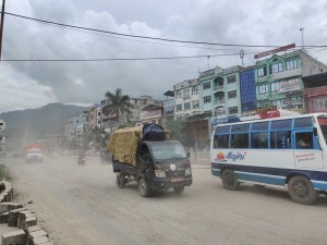 ६ लेन सडक निर्माणमा ढिलाइ भएको भन्दै बुटवलवासी आन्दोलनमा