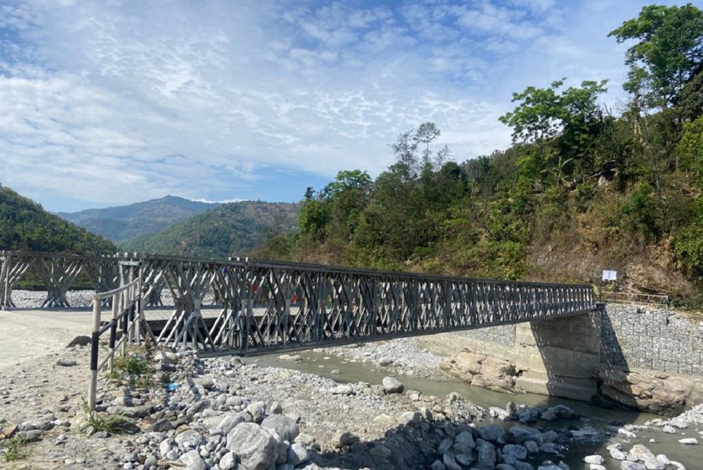 पर्यटकको सहजताका लागि झापामा ‘ट्रस ब्रिज’ निर्माण