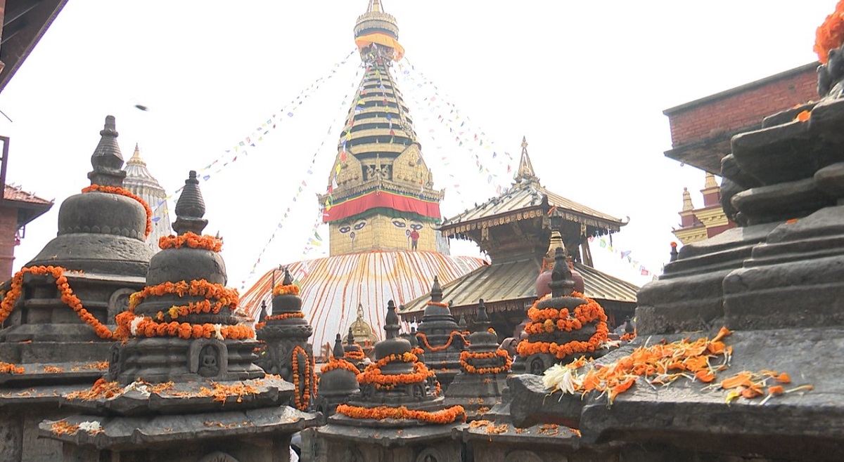 स्वयम्भूनाथ चैत्यको जीर्णोद्वार सम्पन्न